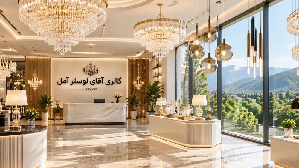 مرکز تولید و فروش انواع لوستر در آمل با ضمانت کیفیت