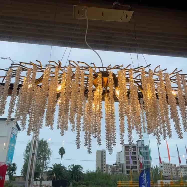 لوستر آویز مدل درختی شاخه نبات